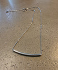 qu スマイルネックレス シルバー 40+5cm